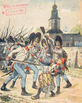 Tambour Stroh: Lors de la bataille à Dourlers