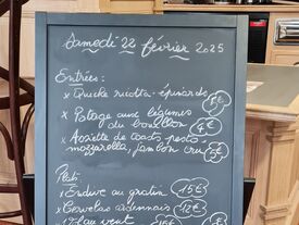 Menu du jour - Café rando le Bi'Stroh