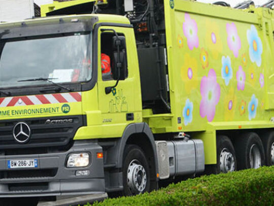 Camion de collecte
